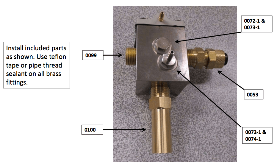 How to install a 7120 for air only